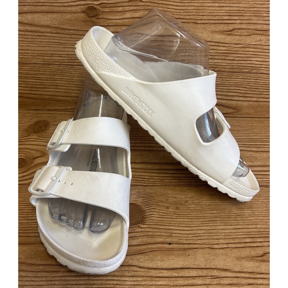 Birkenstock Arizona Sandals Double Strap EVA White US Men's 6‎ Women's 8 EUR 39